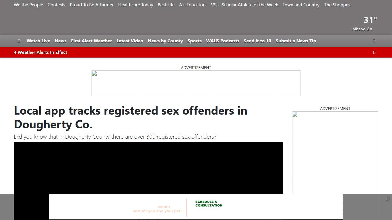 Local app tracks registered sex offenders in Dougherty Co.